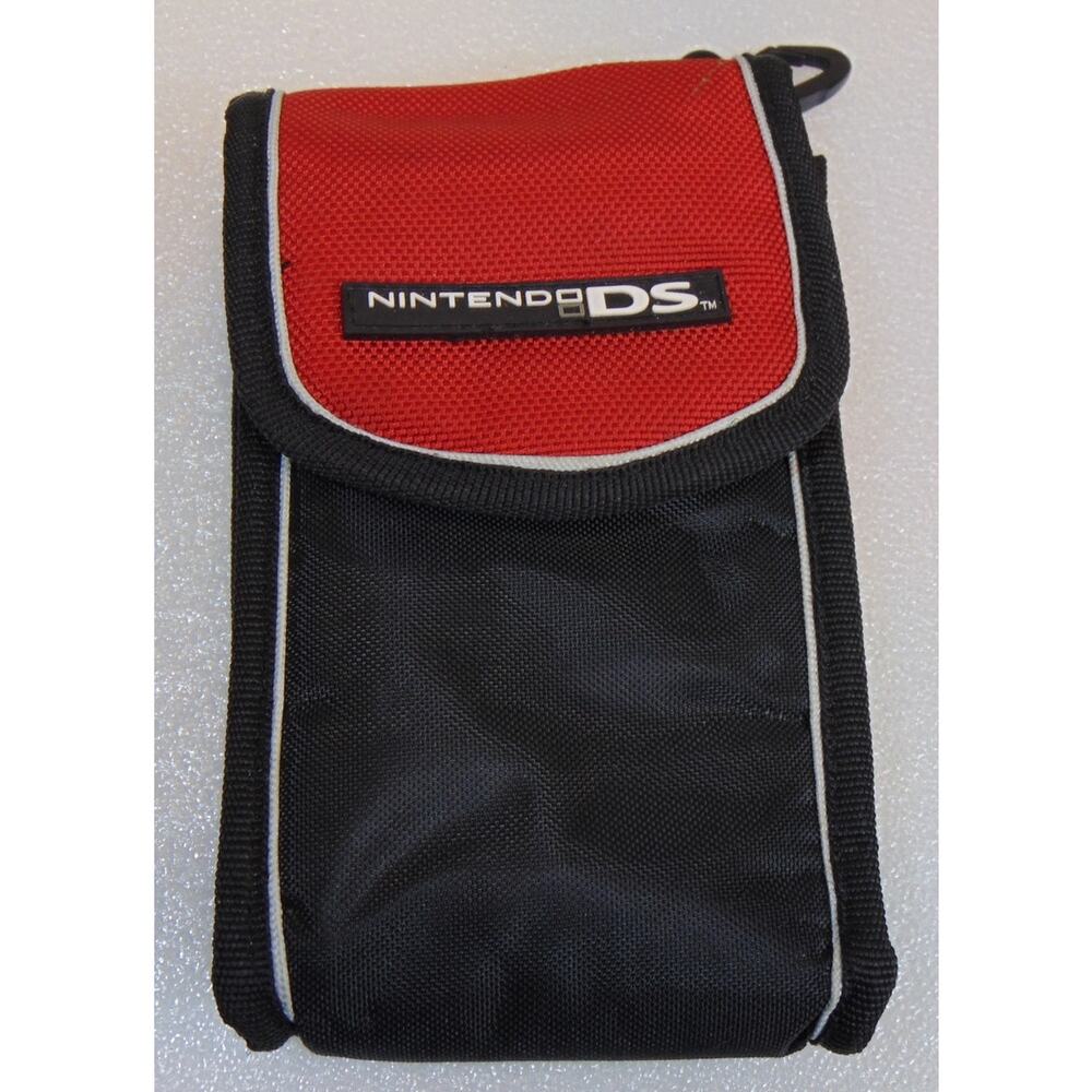 Nintendo DS Lite DSI 3DS 2D XL Carrying Case Black Red Switch N Carry Console
